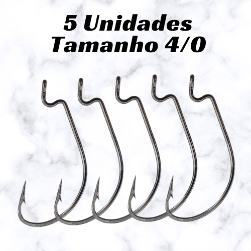 Anzol Offset EWG - 4/0 - 5 unidades