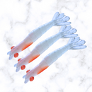 Camarão DKV - Cor Pérola Ovado - Cartela com 3 Unidades