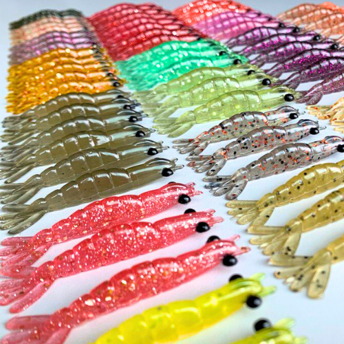 Kit Robalo - 30 Camarões + 10 Jig Heads