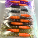 Kit 30 Camarões Ovados + 10 Jig Heads - Combo Promocional