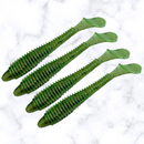 Total Shad 10,5 cm - Pacote com 4 Unidades - Cor Chart. Pumpkin - [Lançamento]