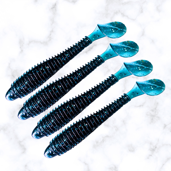 Total Shad 10,5 cm - Pacote com 4 Unidades - Cor Blue Night - [Lançamento]