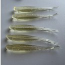 Slide Shad 9 cm – Kit com 5 Iscas Soft para Robalo, Tucunaré e Bass - Cor Tea