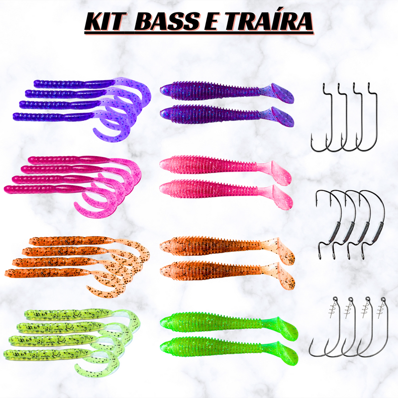 KIT Bass e Traíra - Super Oferta