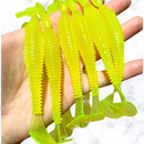 Total Shad 10,5 cm - Pacote com 4 Unidades -  Chartreuse Yellow