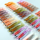 Kit com 16 Camarões Ovados + 8 Jig Heads
