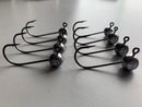 Kit Robalo - 30 Camarões + 10 Jig Heads - Combo Promocional