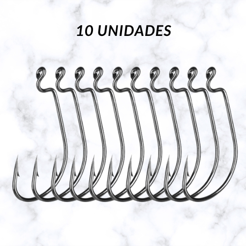 Anzol Offset EWG - 4/0 - 10 unidades