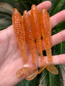 Total Shad 10,5 cm - Pacote com 4 Unidades - Cor LIGHT ORANGE - [Lançamento]