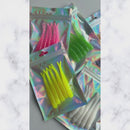 Slide Shad 9 cm – Kit com 5 Iscas Soft para Robalo, Tucunaré e Bass - Cor Chart