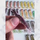 Camarão DKV - Cor Ferrinho Purple Glitter - 3 Unidades