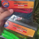 KIT Total Shad 10,5cm + Anzóis Offset - 28 Itens
