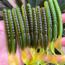 DKV Classic Worm - Cor Green Pumpkin Chart - Pacote com 8 unidades