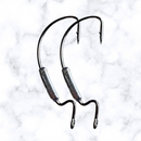 Anzol De Pesca Offset Ewg Lastreado Black - Cartela com 2 unidades